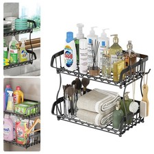 2 Tier No-Drill Iron Shelf