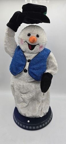 Gemmy snowman spinning singing - gemmy,