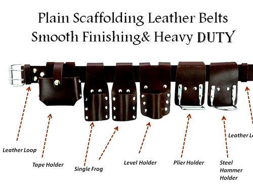 Scaffold black leather tools - leather,