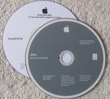 Apple Mac Install Discs, iMac