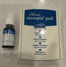 Stampin Up Pacific Point Ink Pad and Re-inker Set