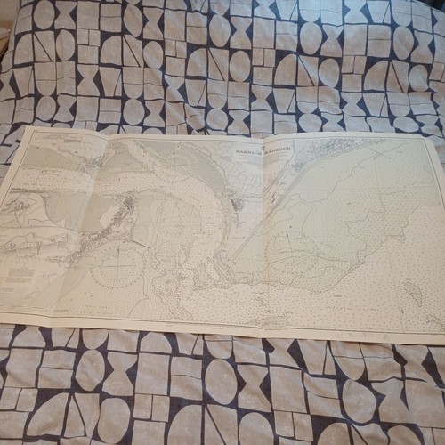 Vintage 1955 admiralty chart - ,