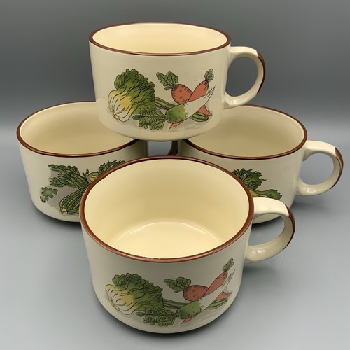 Soup mugs vintage retro - x,