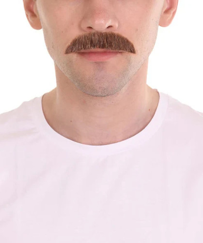 Men brown mustache - mustache,