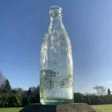 Antique Glass Arnold & Co Limited Lincoln Victorian Old Glass Bottle