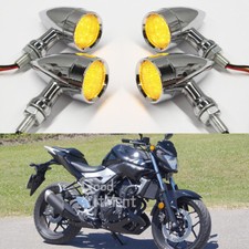 4x Chrome Motorcycle Turn