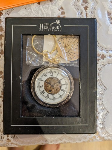 Pocket watch silver plated - watch,