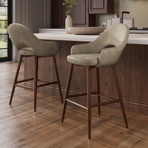 Set walnut and beige - set,