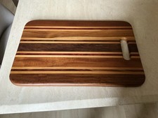 Beautiful hand made wooden chopping board.