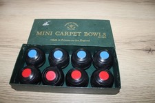 Carpet Bowls - Townsend Croquet Ltd - Boxed Mini Game Indoor Retro Set