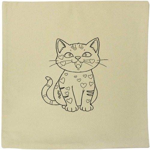 40cm heart kitten - 'heart, kitten'