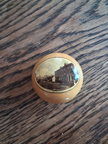 Antique mauchline ware wooden - ware,