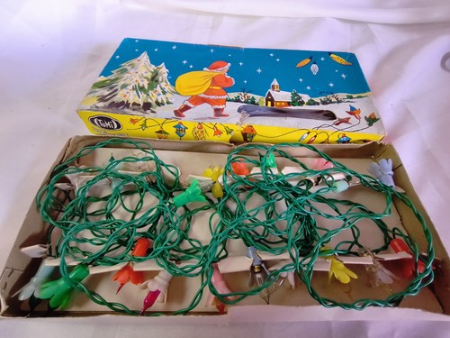 Vintage christmas tree lights - christmas,