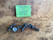 1/4” BSW X 3/4” Steel Shouldered Thumb Screws X 4
