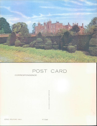 Long melford hall and gardens - hall,