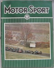 Motor Sport magazine November