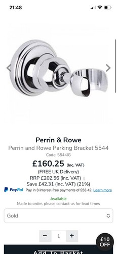 Perrin and rowe shower - perrin,