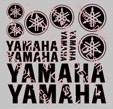 12 YAMAHA Decals Stickers Motorbike Motorcycle Tank Fairing Helmet belly pan 