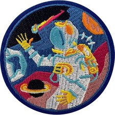 Astronaut Space Planets Patch