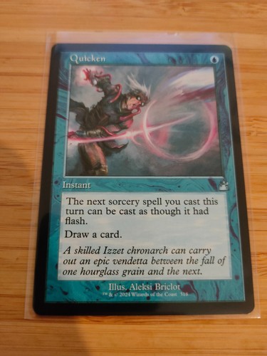 Mtg quicken - quicken, (retro
