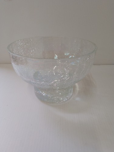 Pearlescent crackle glass posy - glass,