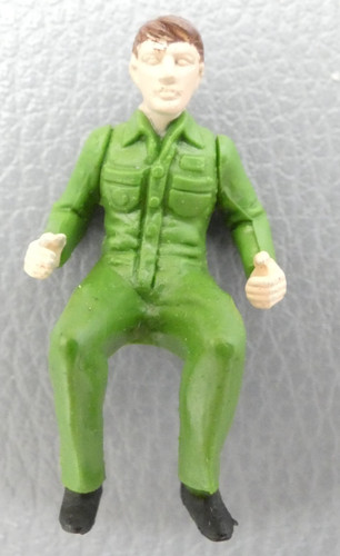 Britains green tractor driver - britains,