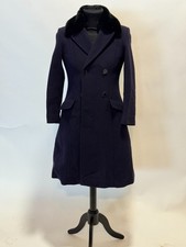 Navy Vintage Hobbs Coat, Long