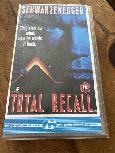 Total recall vhs small - recall,