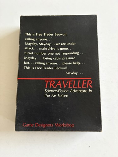 Traveller box set game - box,