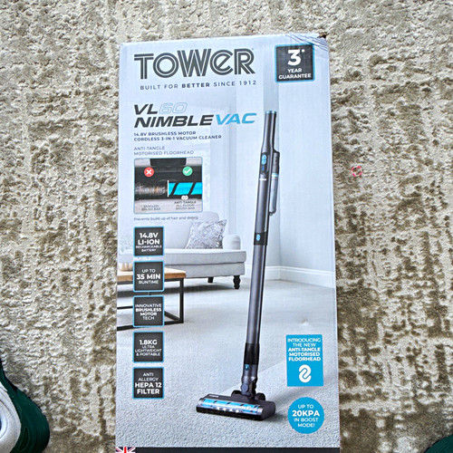 Tower vl60 nimblevac cordless - tower,