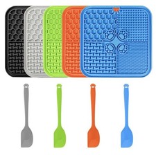 Silicone Pet Lick Mat For Dogs And Cats Suction Cups Dog Cat Anxiety Slow Feeder