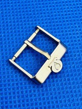Vintage Omega Silver 16mm Watch Strap Buckle Used Clean Rare Model Genuine
