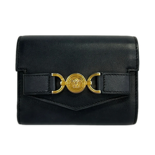 Versace dark navy leather - versace,