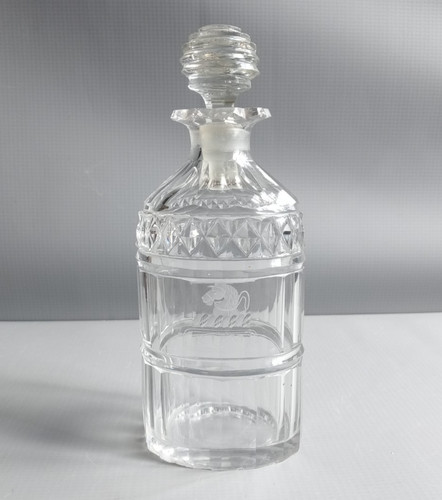 Regency cut glass spirit - cut,