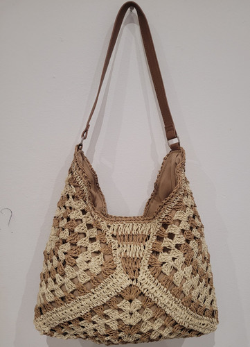 Straw crochet boho - straw,