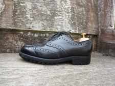 JOSEPH CHEANEY VINTAGE VELDTSCHOEN BROGUES – BLACK - UK 8 – EXCELLENT COND