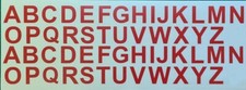  LETTER Vinyl Decal A to Z