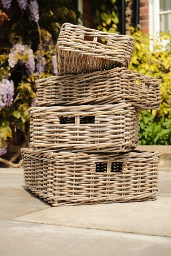 Kubu shallow storage basket - kubu,