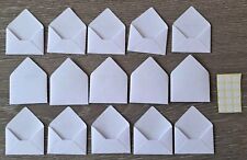 Miniature White Envelopes x