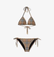 Burberry Check Triangle Bikini
