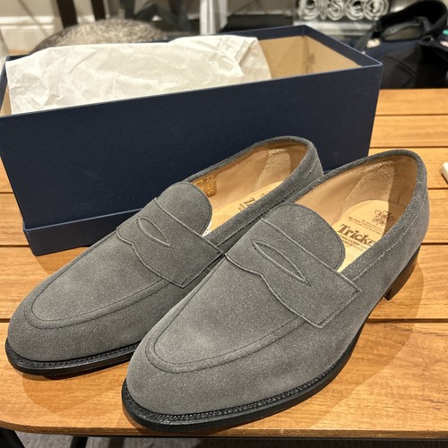 Tricker winter smoke suede - tricker's,