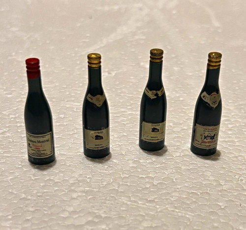 Dollhouse miniature wine - miniature,