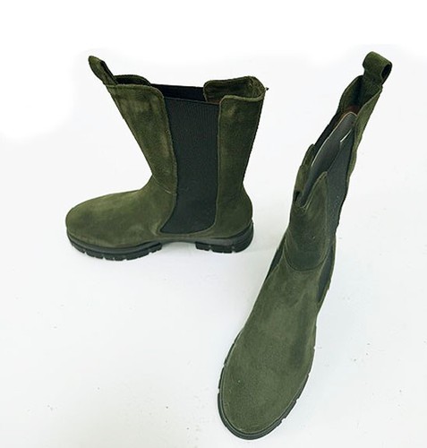 Celtic olive green suede - &, co