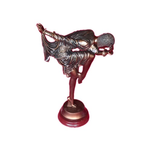 Art deco style bronzed - art,