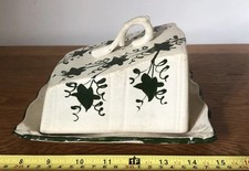 Cheese Dish Vintage Ivy Design