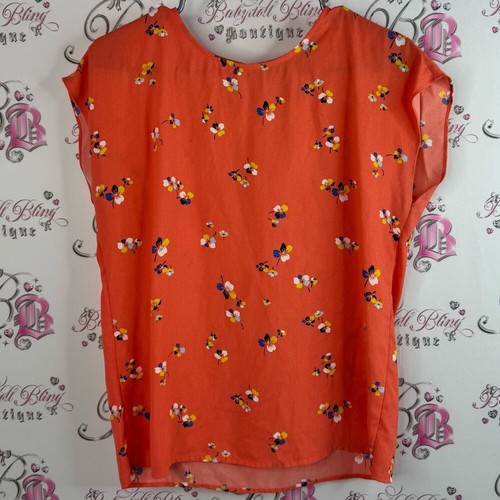Halogen tshirt flowers blue