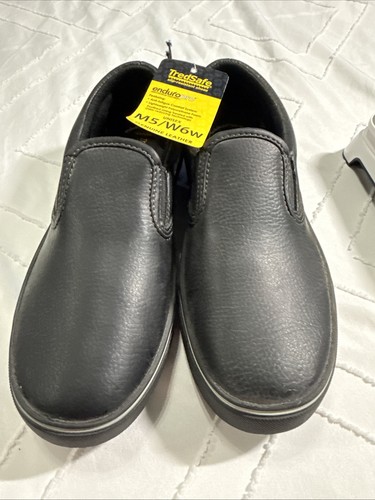 Tredsafe unisex black slip - black, slip-on