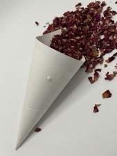 50x Wedding Confetti Cones