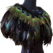 Women Peacock Feather  Wedding