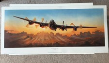 Lancaster Bomber aviation art